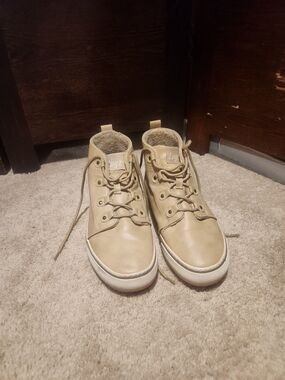 Lugz Women Tan High-Top Sneaker